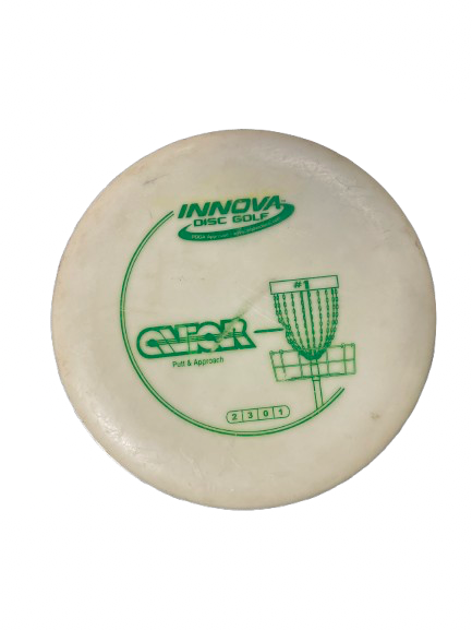 Vist Large View of Product Image Which is Used Innova AVIAR GLOW Disc Golf Putter Almond