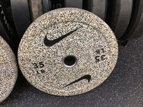 Vist Large View of Product Image Which is Used Nike GRIND BUMPER PLATE -35LB - EA Olympic Plate (Each) 35 lb