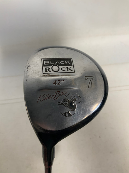 Vist Large View of Product Image Which is Used BLACK ROCK KILLER BEE Mens Fairway Wood LH 7 Wood