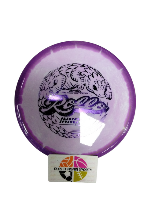 Vist Large View of Product Image Which is Used Innova ROLLO HALO Disc Golf Mid Range Purple