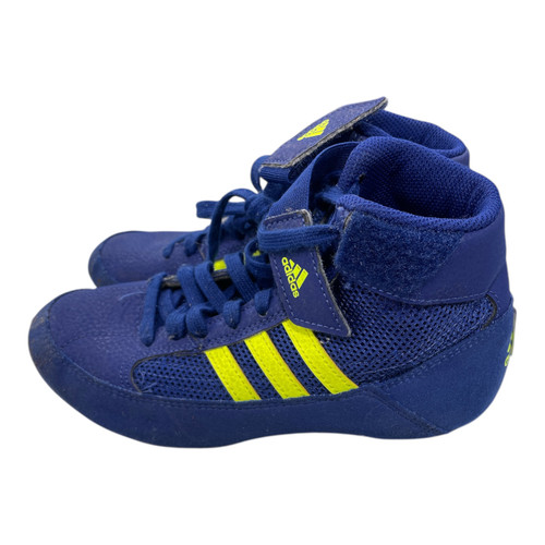 Vist Large View of Product Image Which is Used Adidas Wrestling Shoes Royal Blue Junior 03