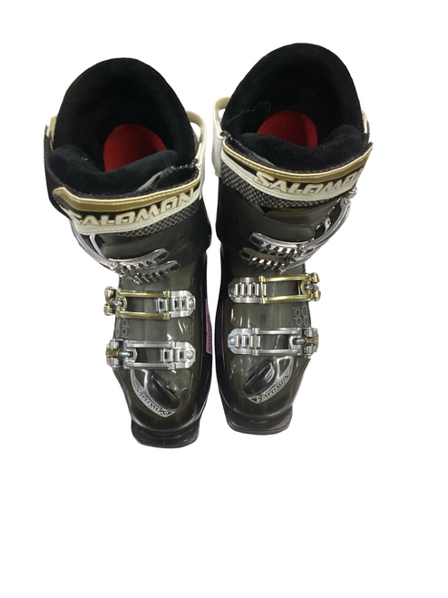Vist Large View of Product Image Which is Used Salomon ENERGYZER 80 Mens DH Ski Boot Black 235 MP - J05.5 - W06.5