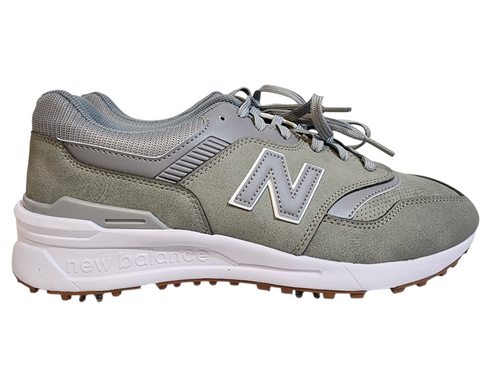 Vist Large View of Product Image Which is Used New Balance 997 Mens Golf Shoes Grey Size 9.5 D