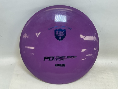 Vist Large View of Product Image Which is Used Discmania PD S-LINE 174 Disc Golf Driver Purple
