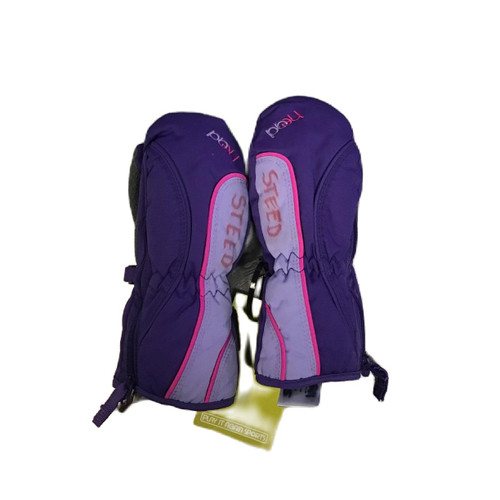 Vist Large View of Product Image Which is Used Outerwear Girls Gloves Purple Youth