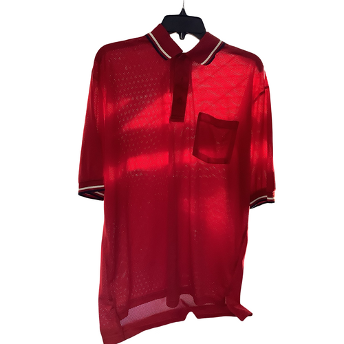 Vist Large View of Product Image Which is Used Rawlings UMPIRE SHIRT Umpire Accessories Red 19-20" - LG  Frame