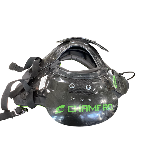 Vist Large View of Product Image Which is Used Champro SCORPION FB Shoulder Pads Black XS