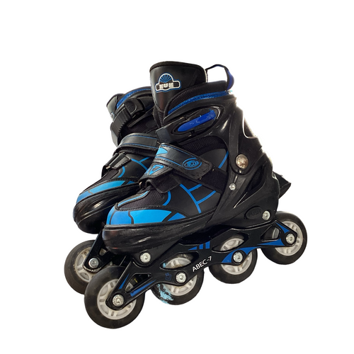 Vist Large View of Product Image Which is Used NUN Junior Rec Fitness Skates Black Adjustable