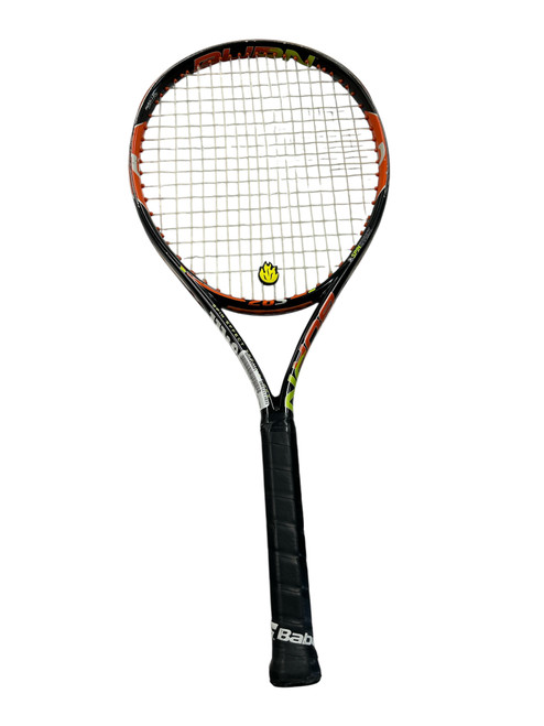 Vist Large View of Product Image Which is Used Wilson BURN 26S SPIN Junior Tennis Racquet Orange 26"