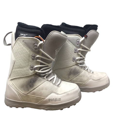 Vist Large View of Product Image Which is Used ThirtyTwo SWIFTY Mens Snowboard Boots White Senior 8
