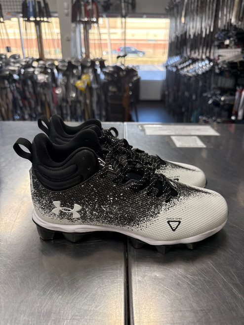 Vist Large View of Product Image Which is New Under Armour Adult FB Cleats White Senior 7.5