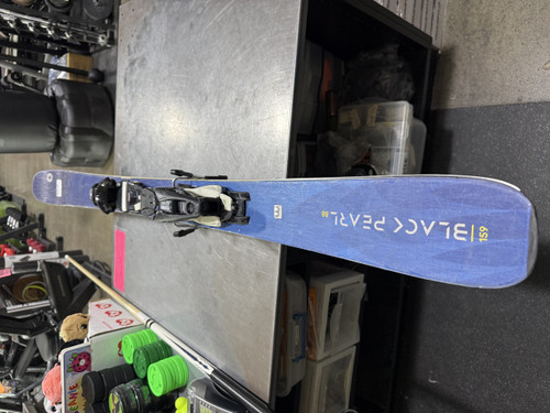 Vist Large View of Product Image Which is Used Blizzard 1 Womens DH Ski/Binding Navy Blue 159 cm