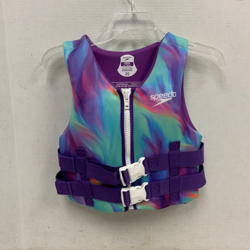 Vist Large View of Product Image Which is Used Speedo Youth PFD Purple Youth 50-90