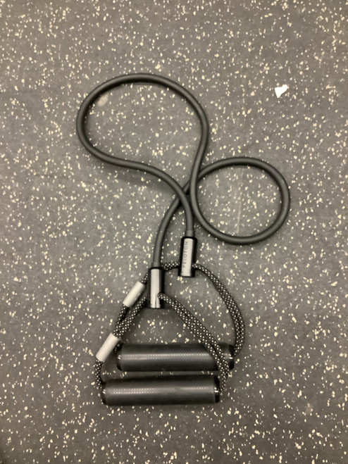 Vist Large View of Product Image Which is Used Peloton Resistance Tube Grey Medium