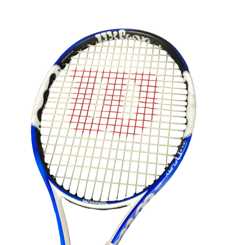 Vist Large View of Product Image Which is Used Prince VORTEX SB OVERSIZE Adult Tennis Racquet Navy Blue 4 1/2"