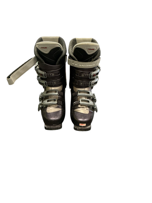 Vist Large View of Product Image Which is Used Salomon AUTOFIT Womens DH Ski Boot Purple 255 MP - M07.5 - W08.5