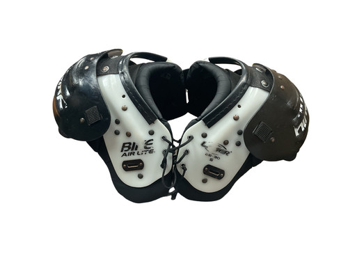Vist Large View of Product Image Which is Used Bike AIR LITE LASER FB Shoulder Pads White SM