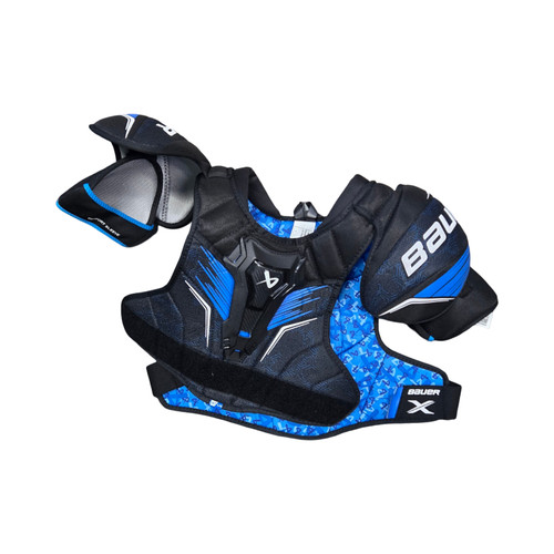 Vist Large View of Product Image Which is Used Bauer X Intermediate Shoulder Pads LG