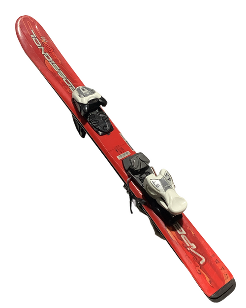 Vist Large View of Product Image Which is Used Rossignol VIPER Boys DH Ski/Binding Red 93 cm