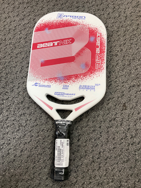 Vist Large View of Product Image Which is Used BEATNIK AIR BLAST PADDLE Pickleball Racquet White