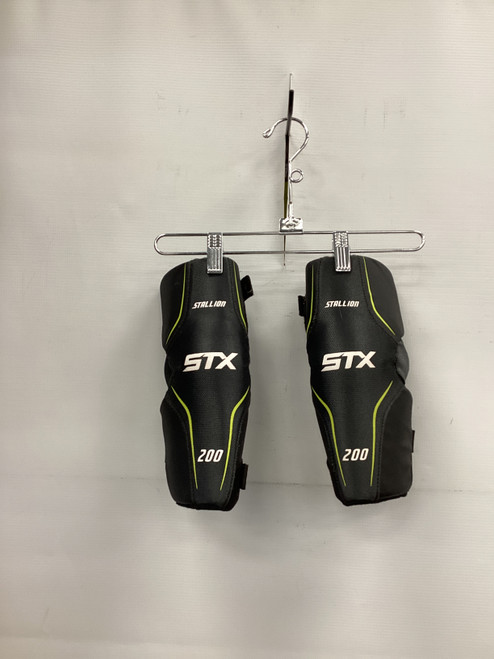 Vist Large View of Product Image Which is Used STX 200 Lacrosse Arm Pads/Guards Black MD