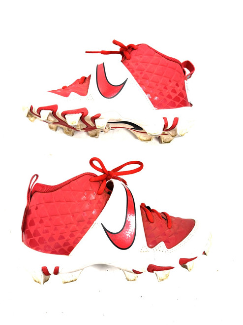 Vist Large View of Product Image Which is Used Nike TROUT BB/SB Cleats Red Junior 03