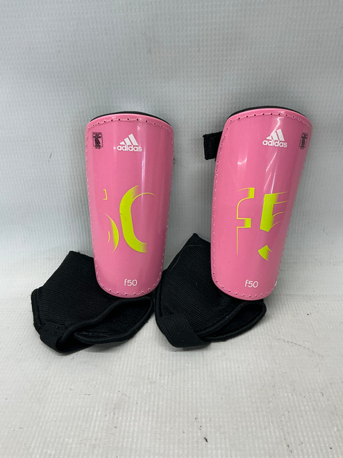 Vist Large View of Product Image Which is Used Adidas Soccer Shin Guards Youth Pink MD