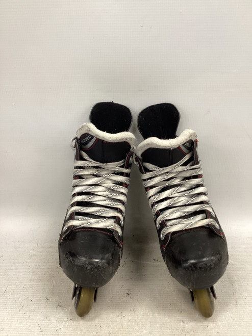 Vist Large View of Product Image Which is Used Bauer Roller Hockey Skates Black Youth 13.0