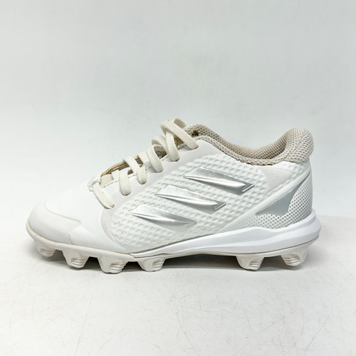 Vist Large View of Product Image Which is Used Adidas PURE HUSTLE BB/SB Cleats White Youth 12.0