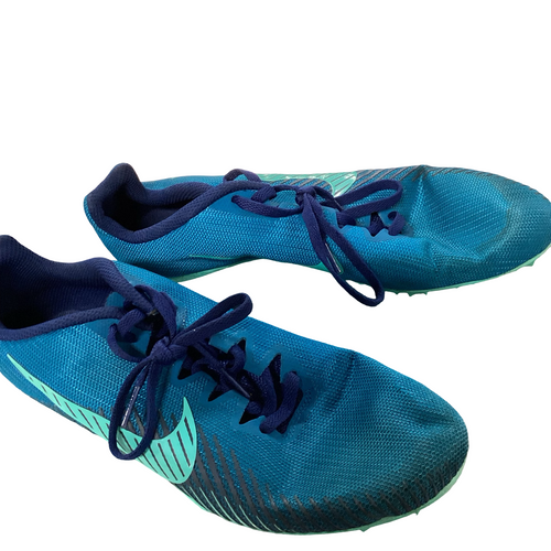 Vist Large View of Product Image Which is Used Nike Track & Field Cleats Adult Teal Senior 8.5