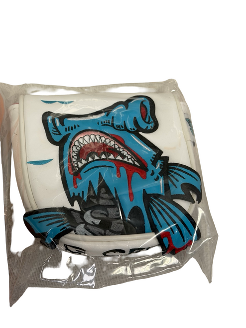 Vist Large View of Product Image Which is Used BIG CRAZY HAMMERHEAD Shark Golf PUTTER HEADCOVER