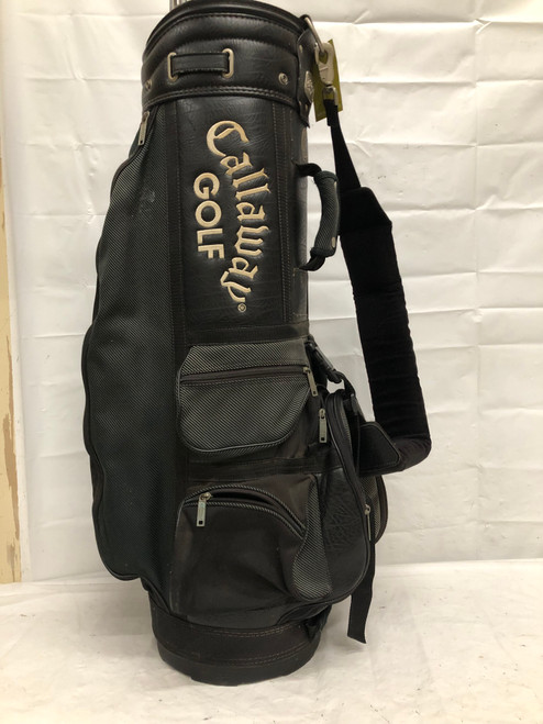 Vist Large View of Product Image Which is Used Callaway BLACK AND WHITE Mens Cart Bag Black