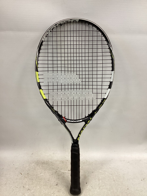 Vist Large View of Product Image Which is Used Babolat NADAL JR 23 Junior Tennis Racquet Black 23"