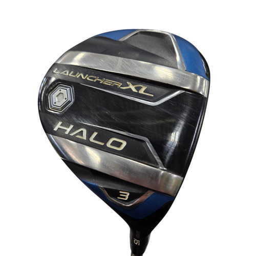 Vist Large View of Product Image Which is Used Cleveland LAUNCHER XL HALO Mens Fairway Wood RH 3 Wood