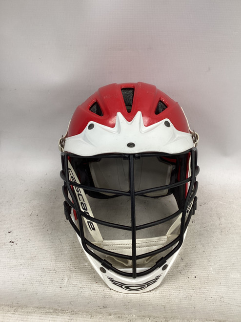 Vist Large View of Product Image Which is Used Cascade HELMET Lacrosse Helmet Red One Size