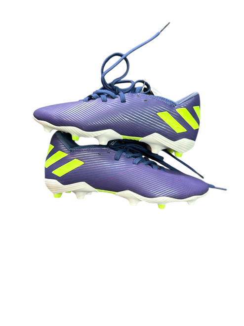 Vist Large View of Product Image Which is Used Adidas Soccer Cleats Navy Blue Junior 03