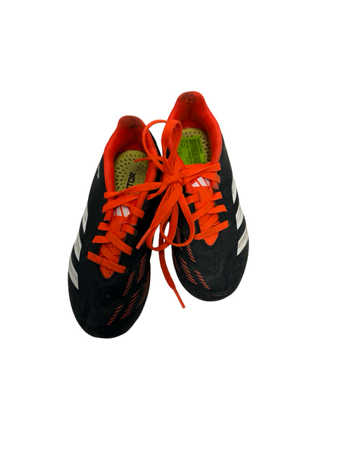 Vist Large View of Product Image Which is Used Adidas Predator Club FxG IG5429 Soccer Cleats Orange Youth 12.0