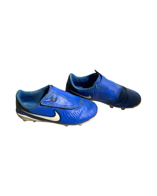 Vist Large View of Product Image Which is Used Nike Soccer Cleats Royal Blue Youth 13.0