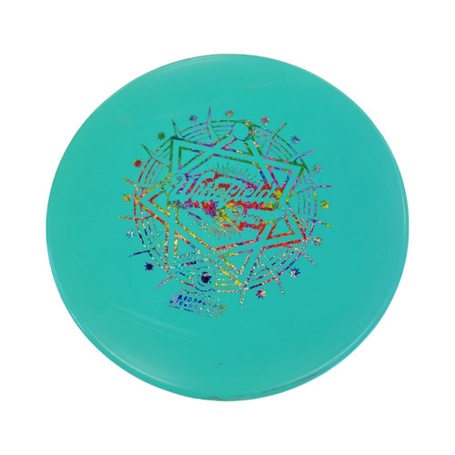Vist Large View of Product Image Which is Used Innova POLECAT WIDEFIELD OPEN Disc Golf Putter Turquoise