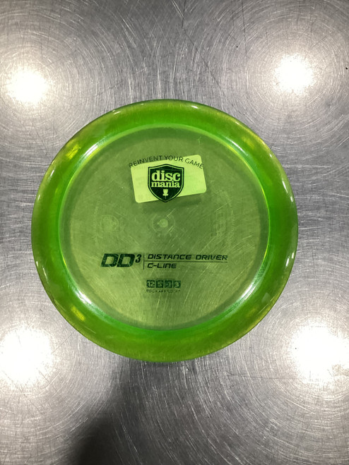 Vist Large View of Product Image Which is Used Discmania DD3 C LINE Disc Golf Driver Yellow