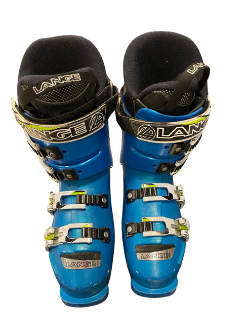 Vist Large View of Product Image Which is Used Lange RACE 70 Boys DH Ski Boot Royal Blue 220 MP - J04 - W05