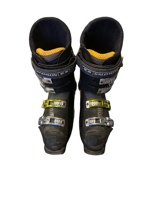 Vist Large View of Product Image Which is Used Salomon XWAVE Mens DH Ski Boot Black 310 MP - M13