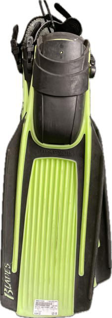 Vist Large View of Product Image Which is Used US Divers BLADES Underwater Fins Green LG