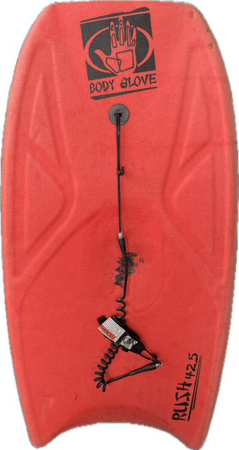 Vist Large View of Product Image Which is Used Body Glove RUSH Body Board Red 42"
