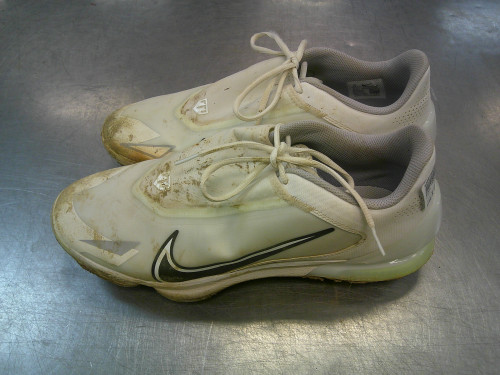 Vist Large View of Product Image Which is Used Nike TROUT BB/SB Cleats White Senior 13