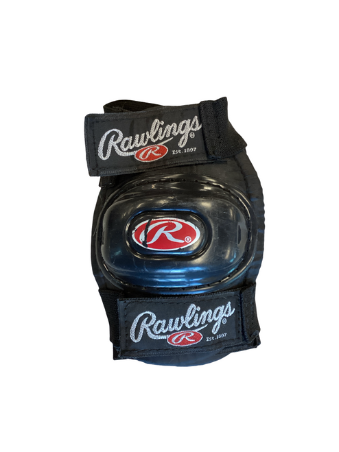 Vist Large View of Product Image Which is Used Rawlings Elbow Pads Black SM