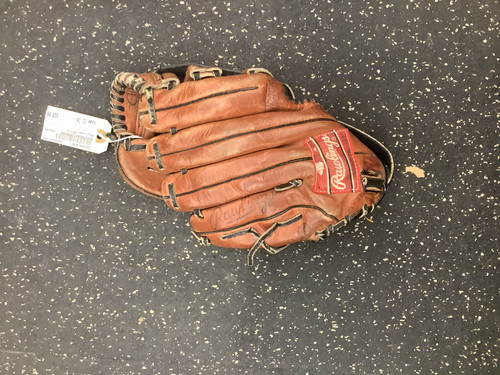 Vist Large View of Product Image Which is Used Rawlings RPT12 BB/SB Glove RH Throw Brown 11"