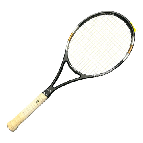 Vist Large View of Product Image Which is Used Slazenger Tim Henman Adult Tennis Racquet Black