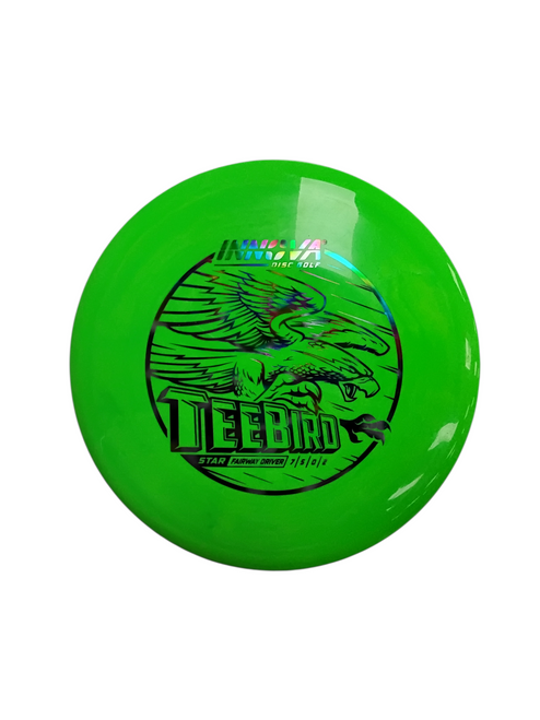 Vist Large View of Product Image Which is Used Innova TEEBIRD Disc Golf Driver Green