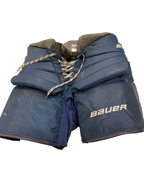 Vist Large View of Product Image Which is Used Bauer ELITE Senior Goalie Pant Navy Blue LG